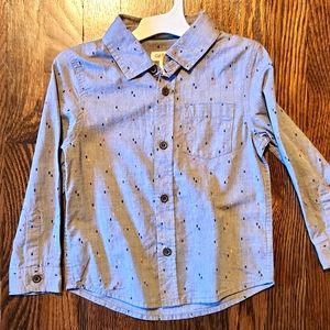 Cat & Jack 4T button down holiday shirt